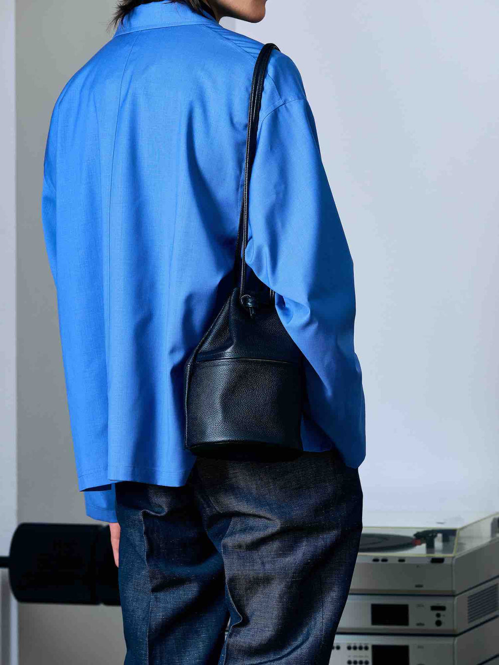 2Way Drawstring Leather Bag