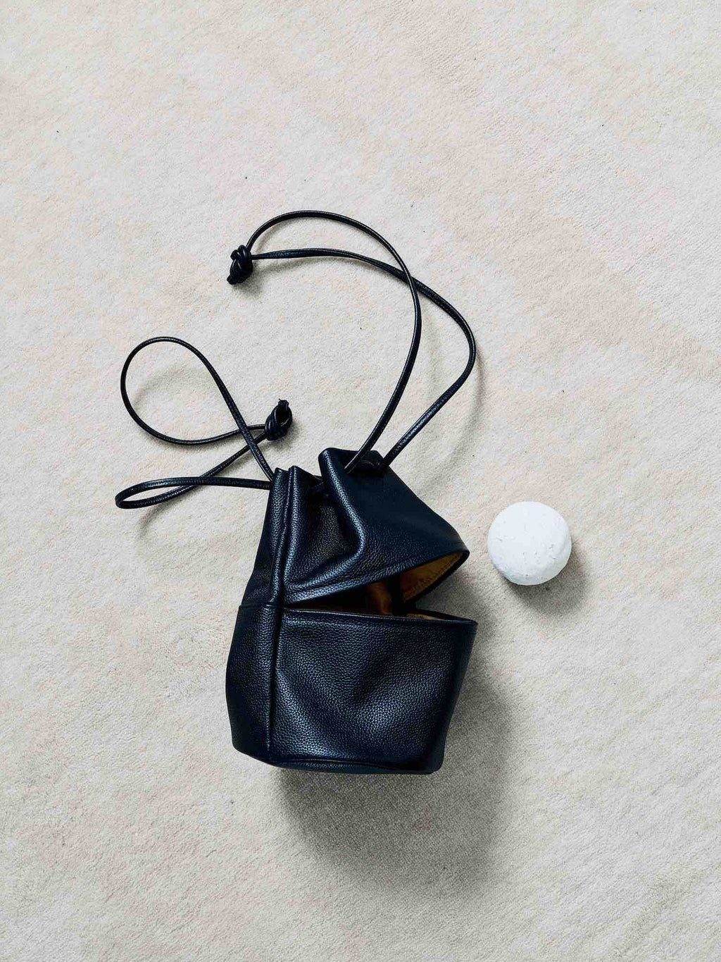 2Way Drawstring Leather Bag
