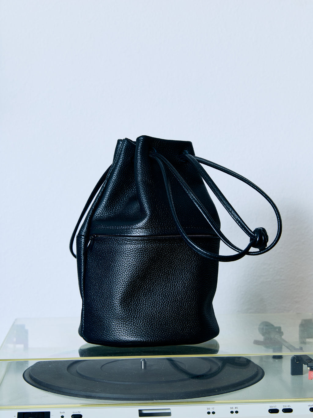 2Way Drawstring Leather Bag