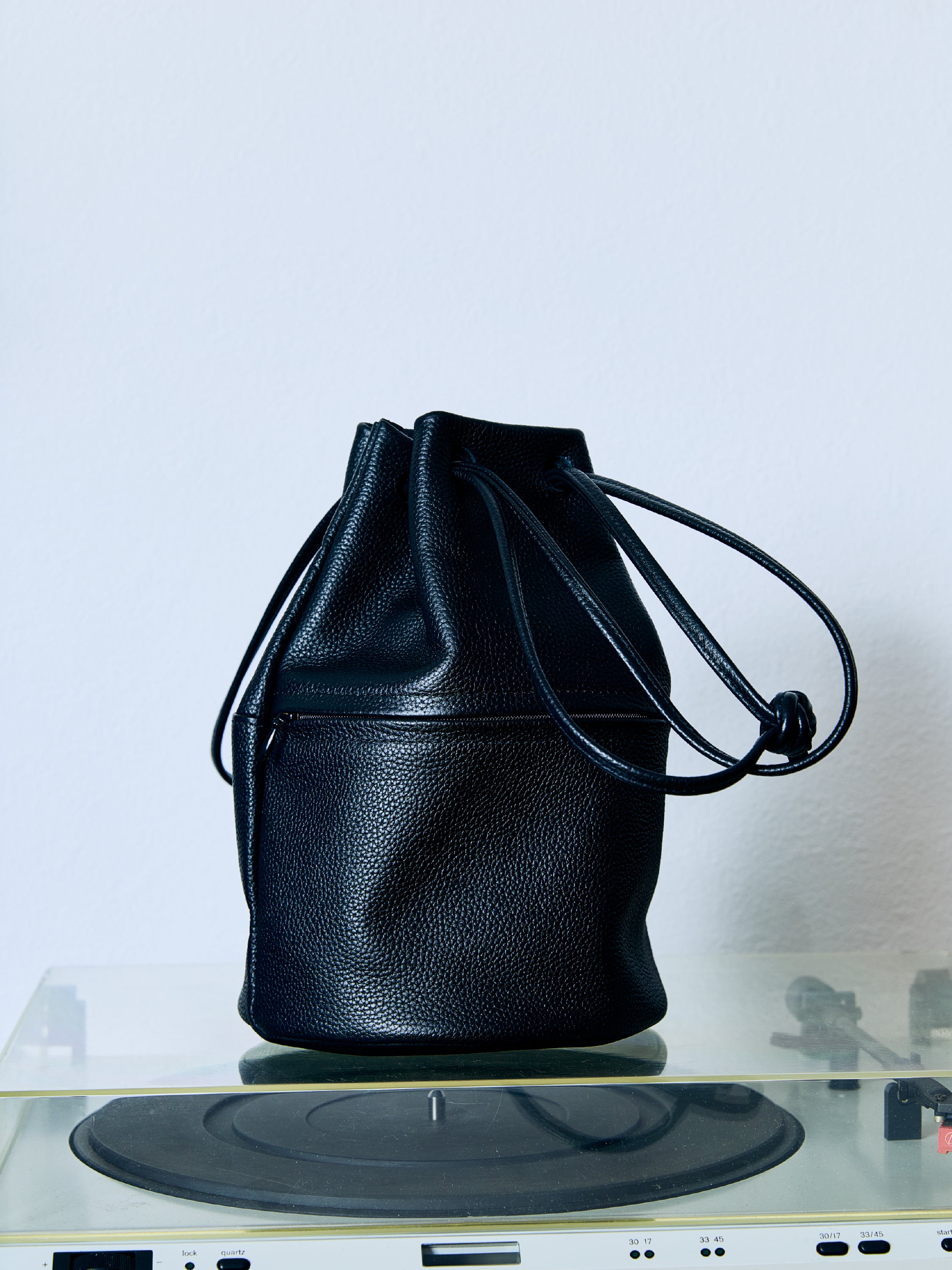 2Way Drawstring Leather Bag