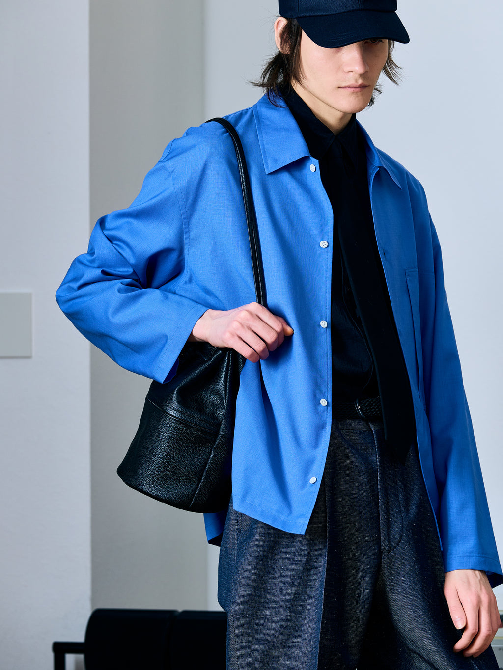 2Way Drawstring Leather Bag